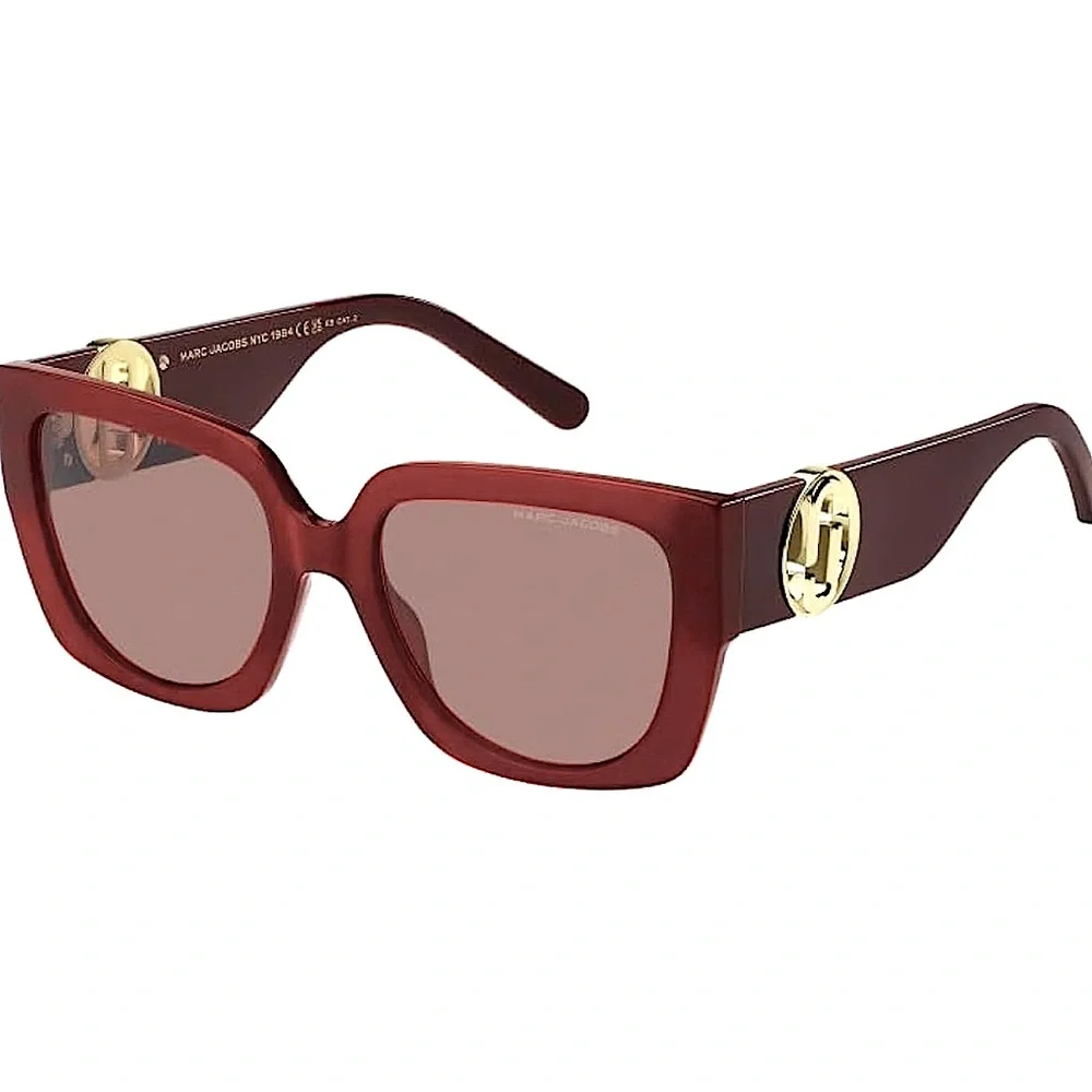 Marc Jacobs Burgundy Women’s Sunglasses MARC 687/S 0C9A/4S NEW SET••AUTHENTIC••